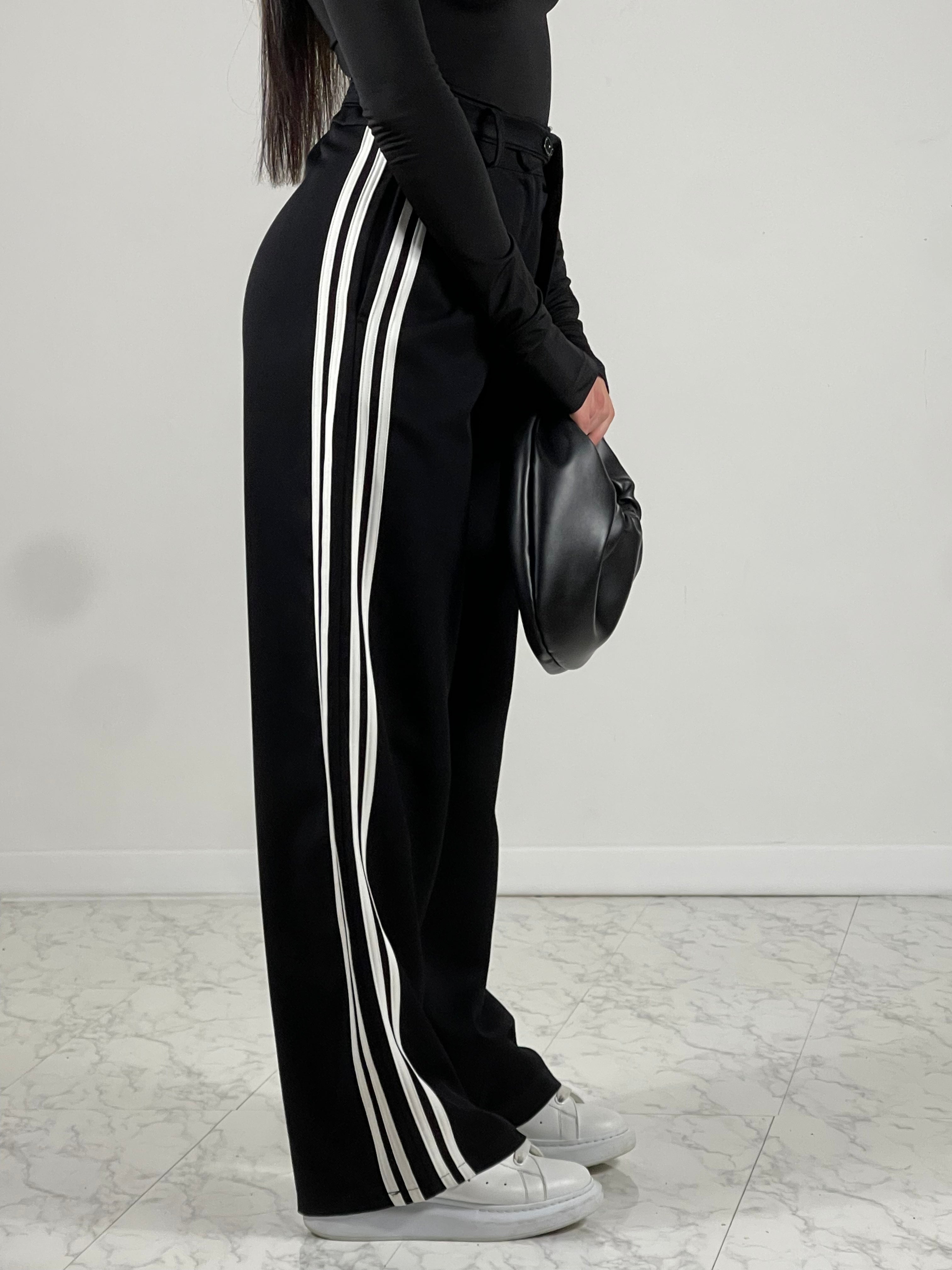 PANTALONE STRIPES BLACK